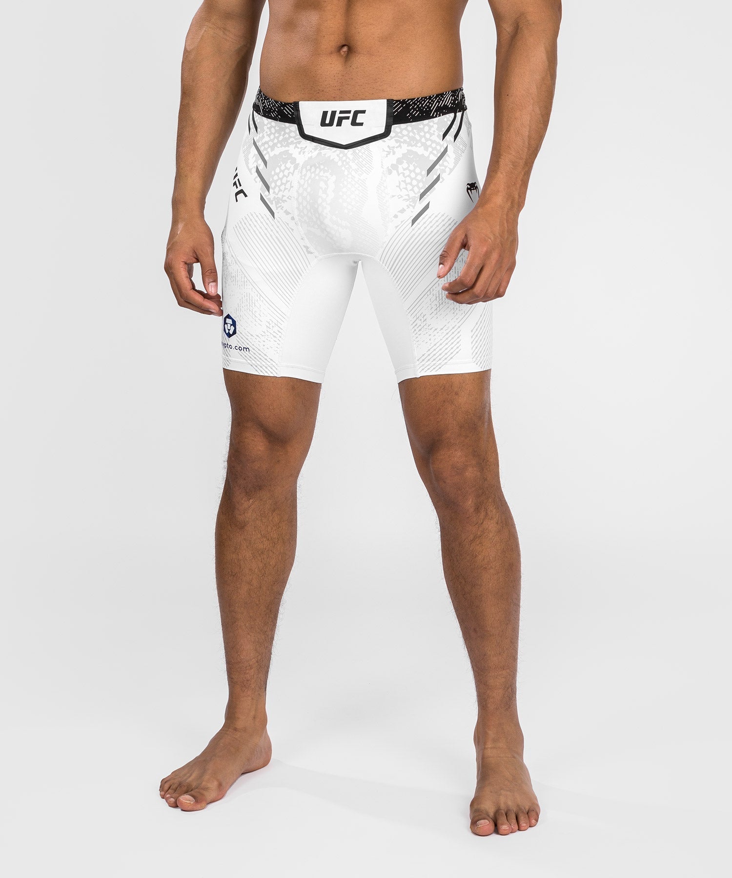 Venum UFC Adrenaline Personalized Authentic Fight Night Men's Vale Tudo MMA Shorts - White | Premium Training & Competition Gear for MMA, BJJ & Muay Thai Fighters