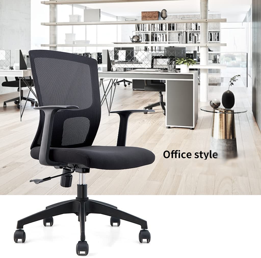 Ergonomic Office Chair with Adjustable Height, Lumbar Support & Swivel Base - Comfortable Computer Desk Chair for Home Office, Gaming & Workspace