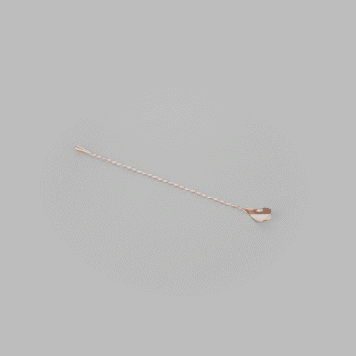 Premium Bar Lux Copper Plated Stainless Steel Belicoso Barspoon - 16