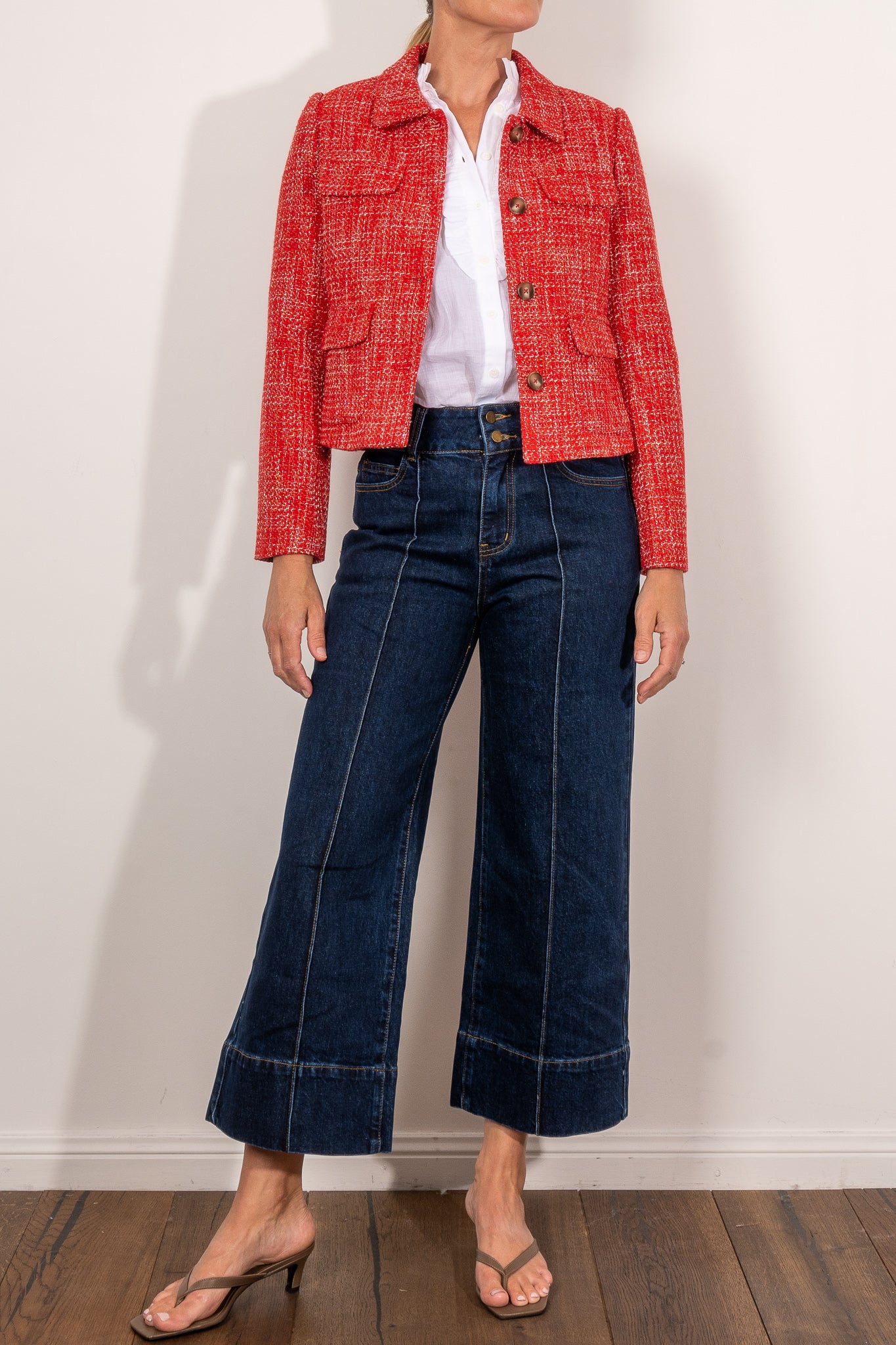 Zoe Kratzmann Women's High-Waisted Distressed Denim Jeans - Perfect for Casual Outfits, Streetwear & Everyday Wear