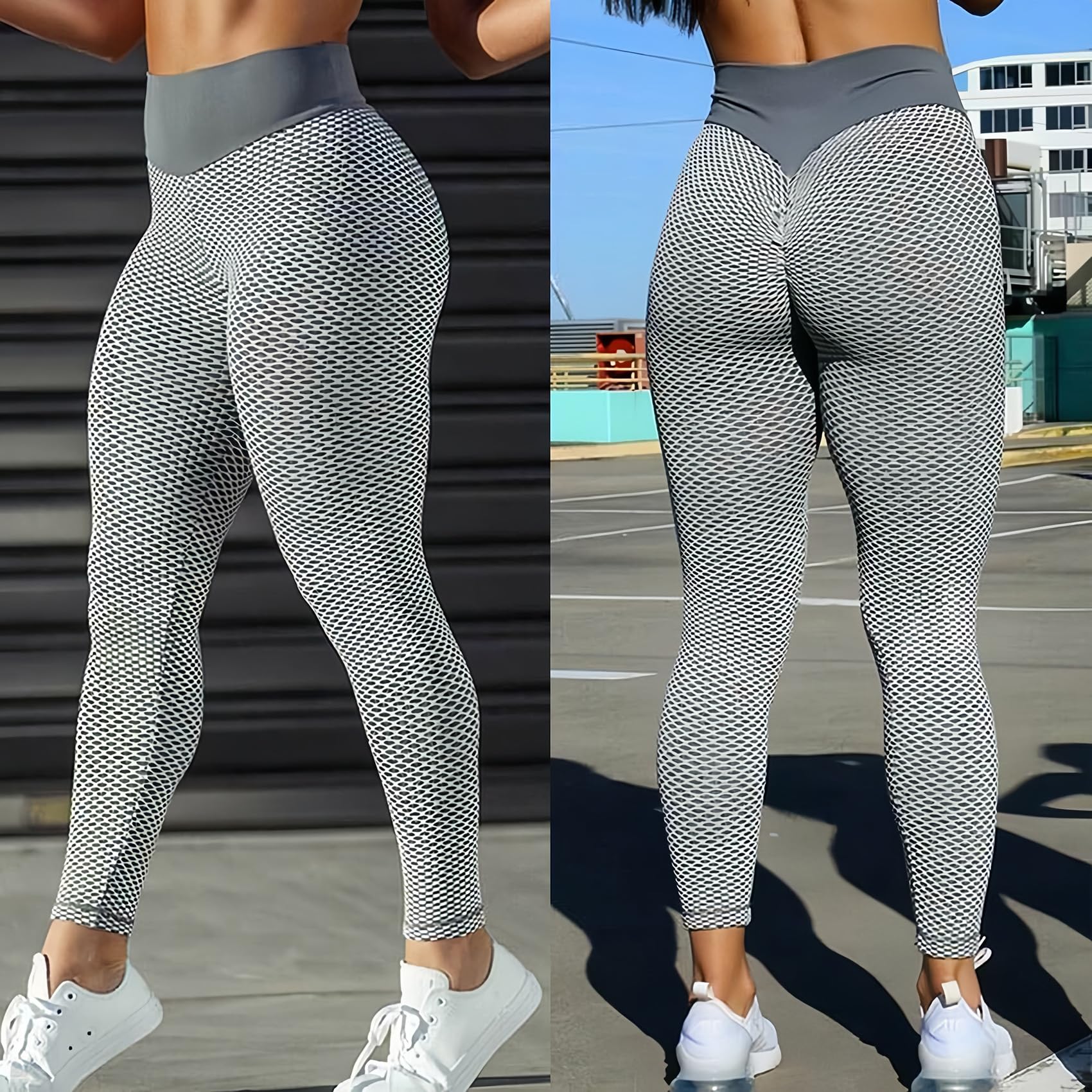 JGS1996 Women's Butt Lifting Leggings - High Waisted Tummy Control Yoga Pants with Scrunch Booty Design for Workout & Gym | Perfect for Yoga, Running, Fitness & Daily Wear