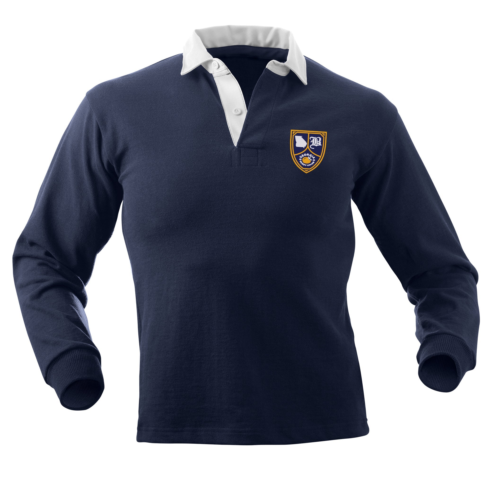 Georgia Rugby Union Solid Traditional Jersey - Authentic Rugby Shirt for Men & Women - Perfect for Matches, Training & Fan Support