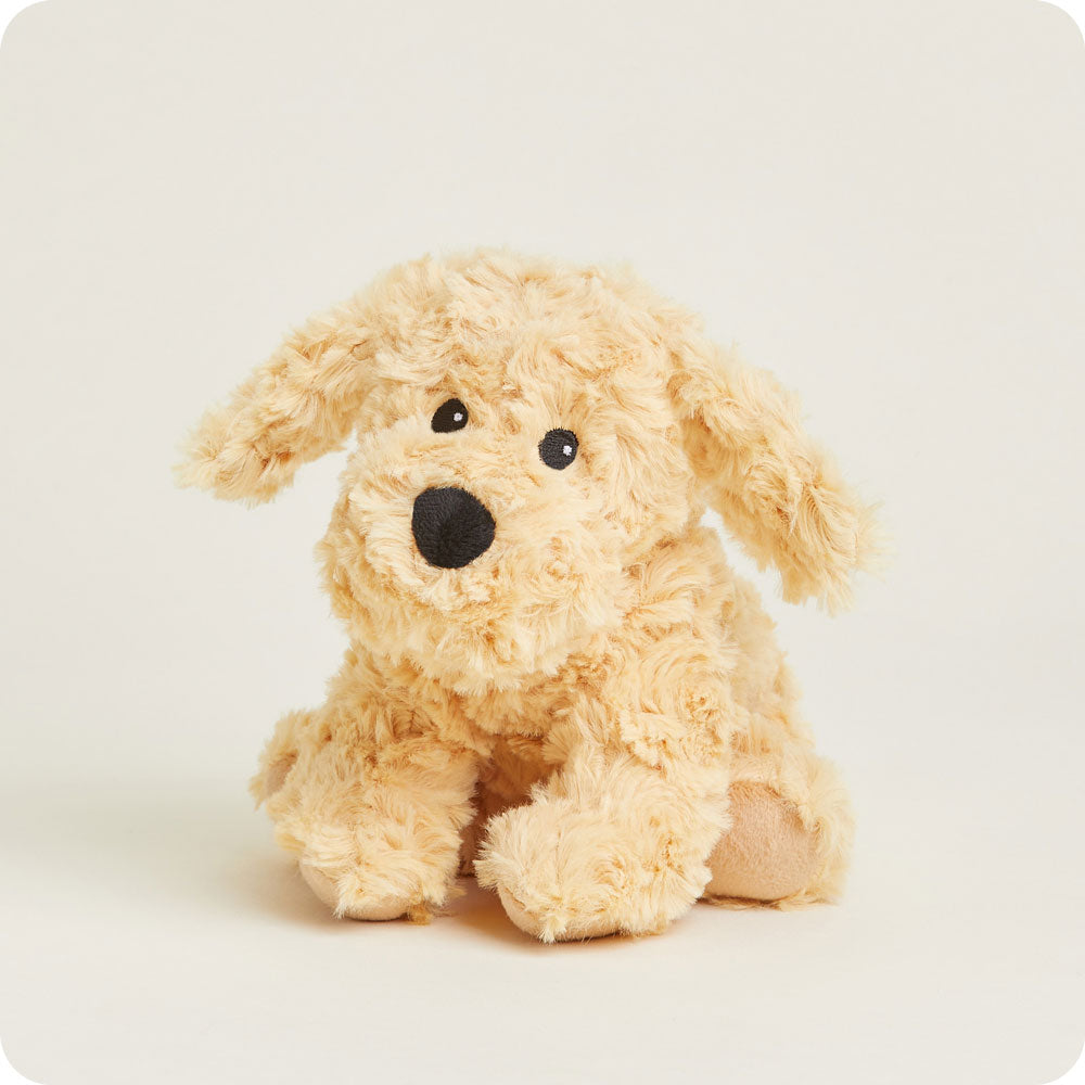 Golden Dog Warmies Junior - Soft Plush Heating Pad for Pets - Perfect for Cold Weather & Anxiety Relief - Cozy Comfort for Small Dogs & Puppies at Home or Travel