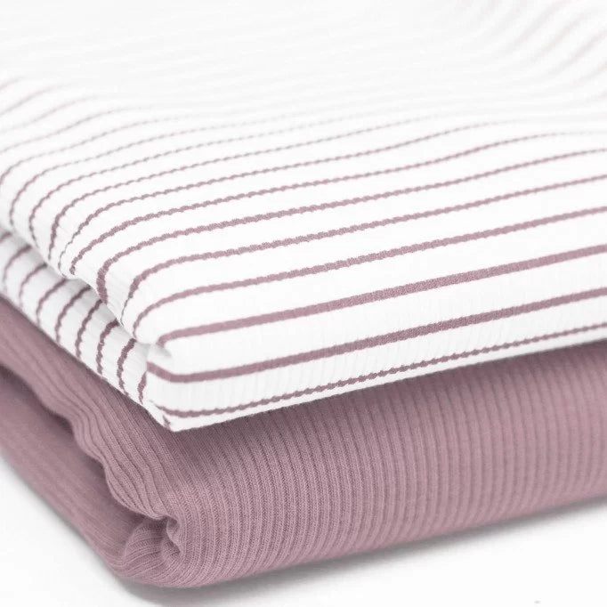 Vintage Pink Striped Ribbed Knit Sweater - Cozy & Stylish for Fall & Winter Outfits