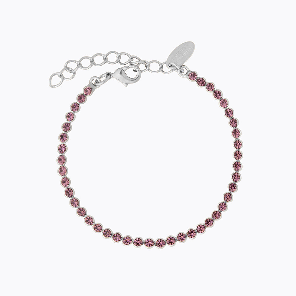 Siri Bracelet - Light Amethyst Crystal Healing Jewelry for Women, Adjustable Aromatherapy Bracelet for Stress Relief & Positive Energy - Perfect for Meditation, Yoga & Daily Wear