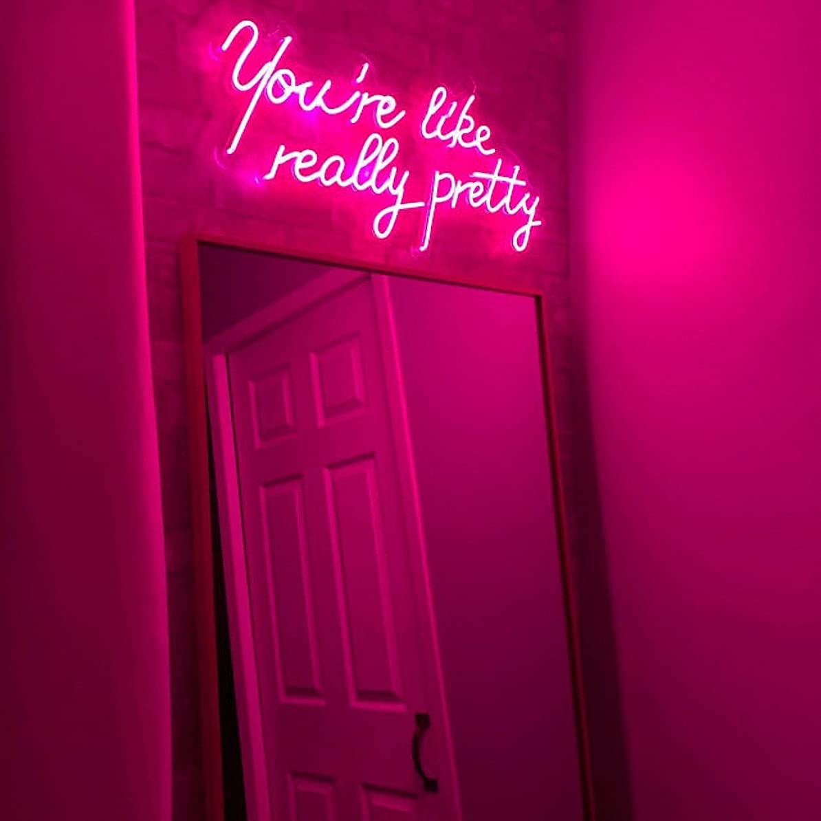LED Neon Sign Night Light - Custom Wall Decor for Bedroom, Bar, Wedding, Birthday & Christmas Party - USB Powered 5V Chain Light Modulator (Let's Party Blue) - Perfect for Home, Office & Event Lighting