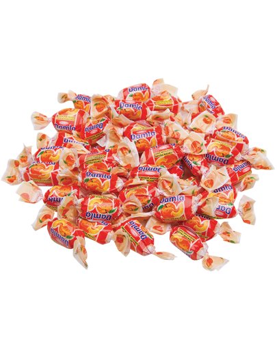 Tayas Damla Peach Chewy Candy - 90g / 3.17oz - Soft & Juicy Turkish Delight - Perfect for Snacking, Gifts & Parties