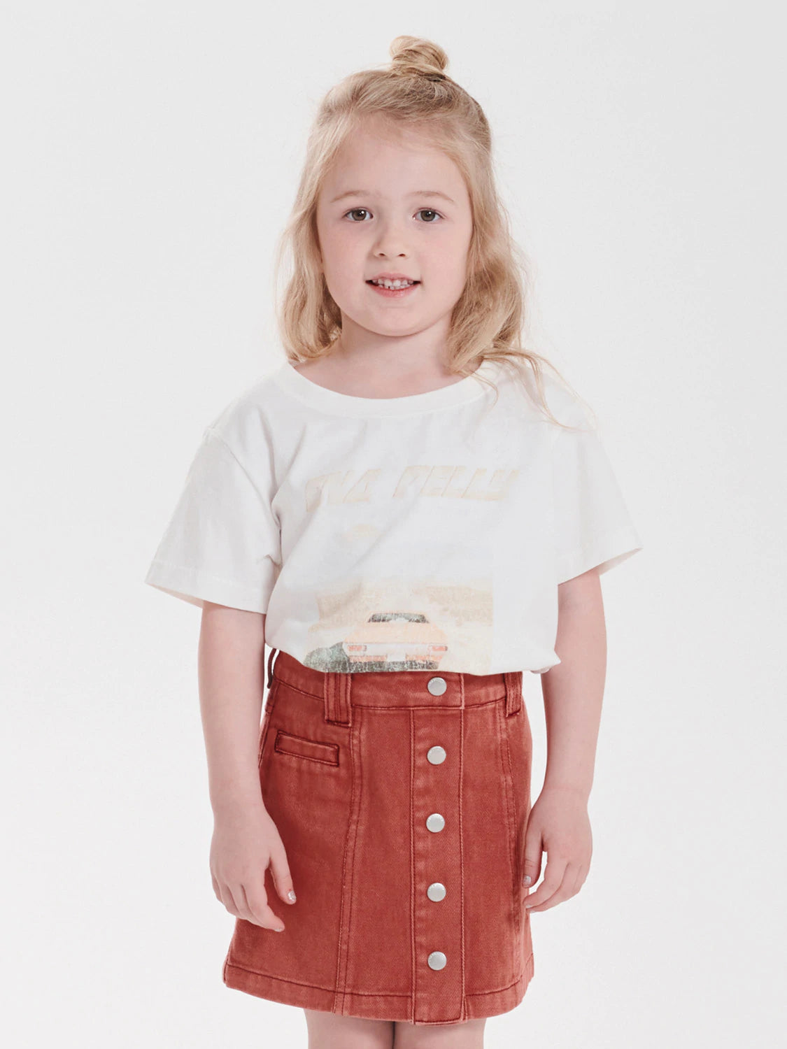 Ena Pelly Highway Heartbreak T-Shirt - Off White | Vintage Graphic Tee for Women | Casual Streetwear & Everyday Comfort