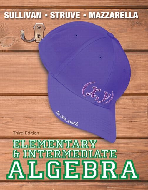 Elementary & Intermediate Algebra Textbook with MyLab Math Access Card – Comprehensive Learning for College Students | Perfect for Self-Study & Online Courses