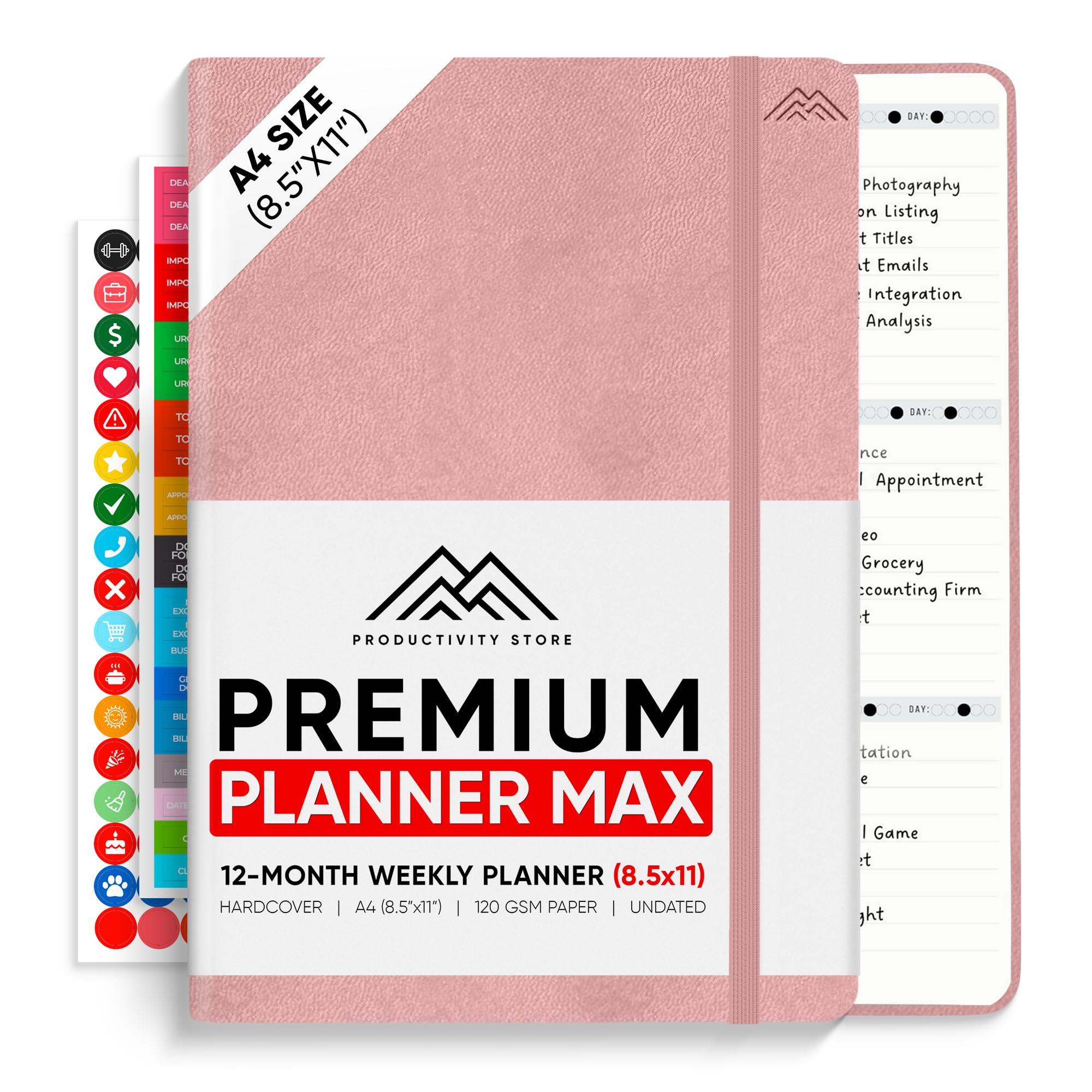 2025-2026 Undated Productivity Planner - 8.5