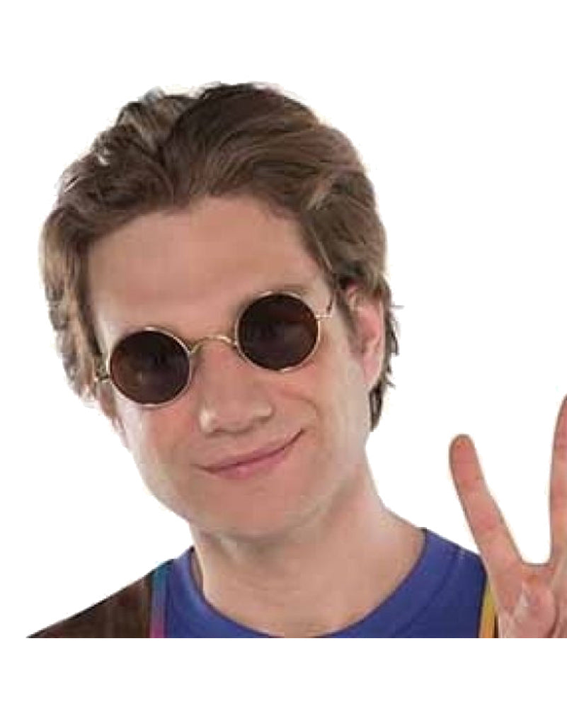 60s Retro Sunglasses - Vintage Round Sunglasses for Women & Men - UV Protection - Perfect for Beach, Driving, and Outdoor Activities