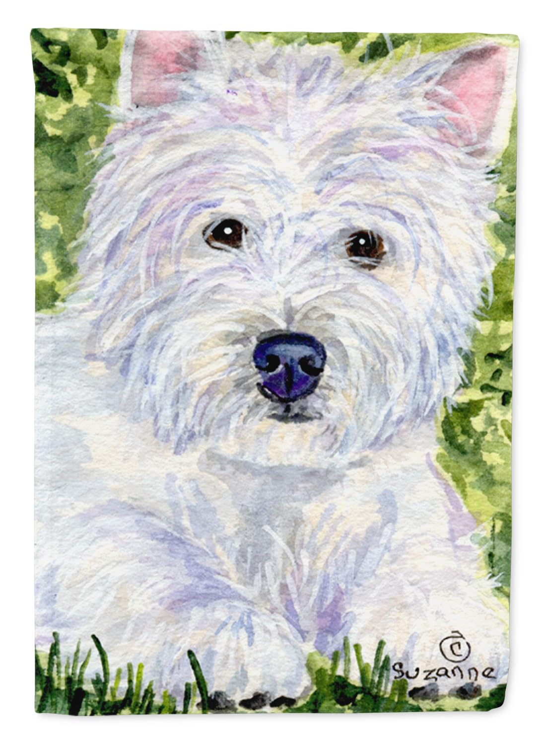 Westie Garden Flag & Mailbox Banner - Colorful Decorative Yard Flag for Patio, Flower Beds & Outdoor Decor | Weather-Resistant Multicolor Artwork for Home & Garden