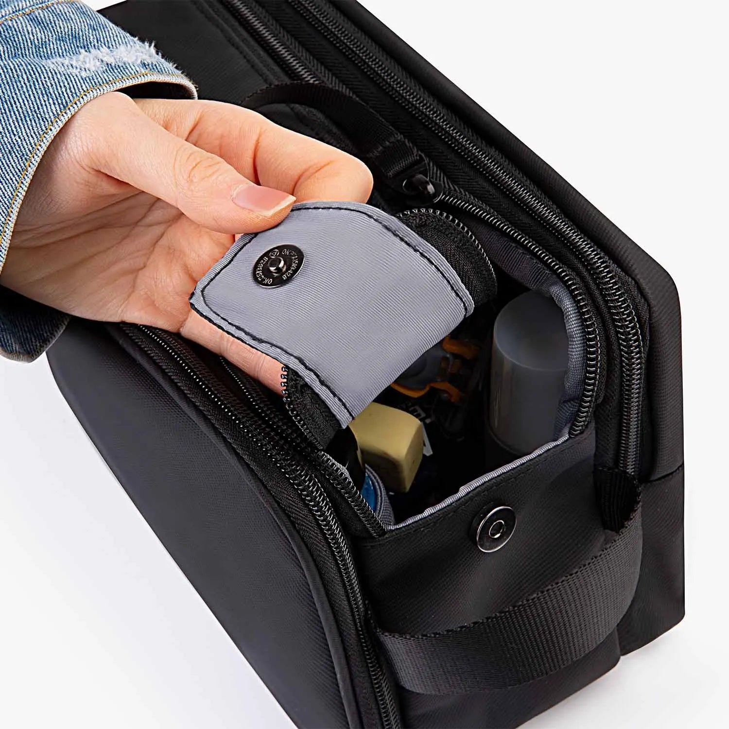 Premium Travel Toiletry Bag for Men & Women - Waterproof Hanging Cosmetic Organizer for Bathroom, Gym, Camping & Business Trips