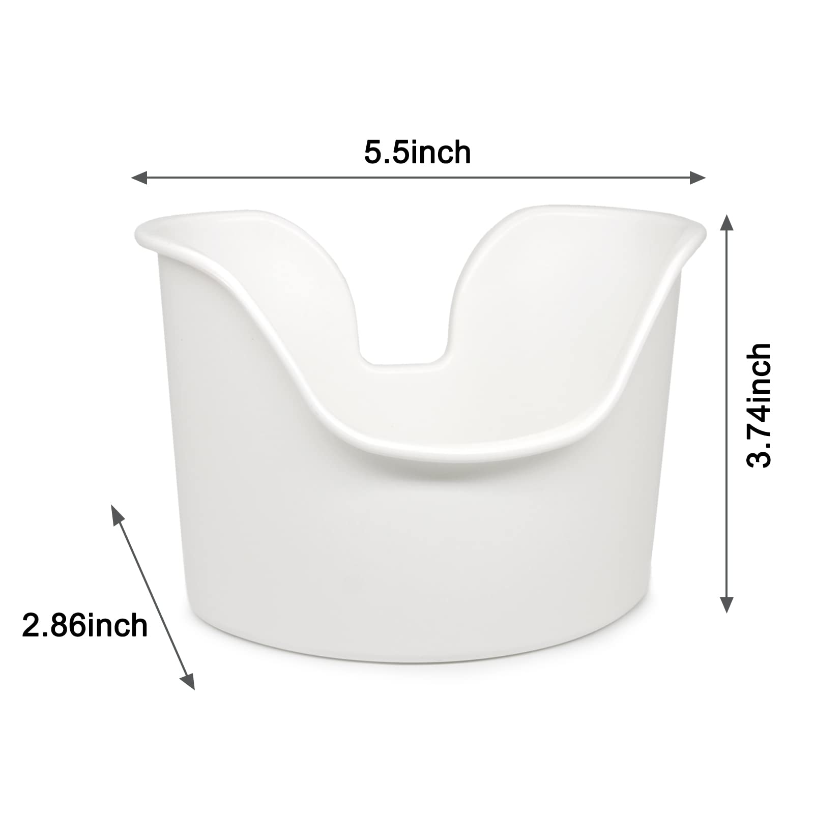 Doctor Easy & Wax-Rx Compatible Ear Wash Basin - Professional Ear Cleaning Kit for Elephant & Rhino Ear Wash Systems - Perfect for Home Ear Wax Removal and ENT Clinics