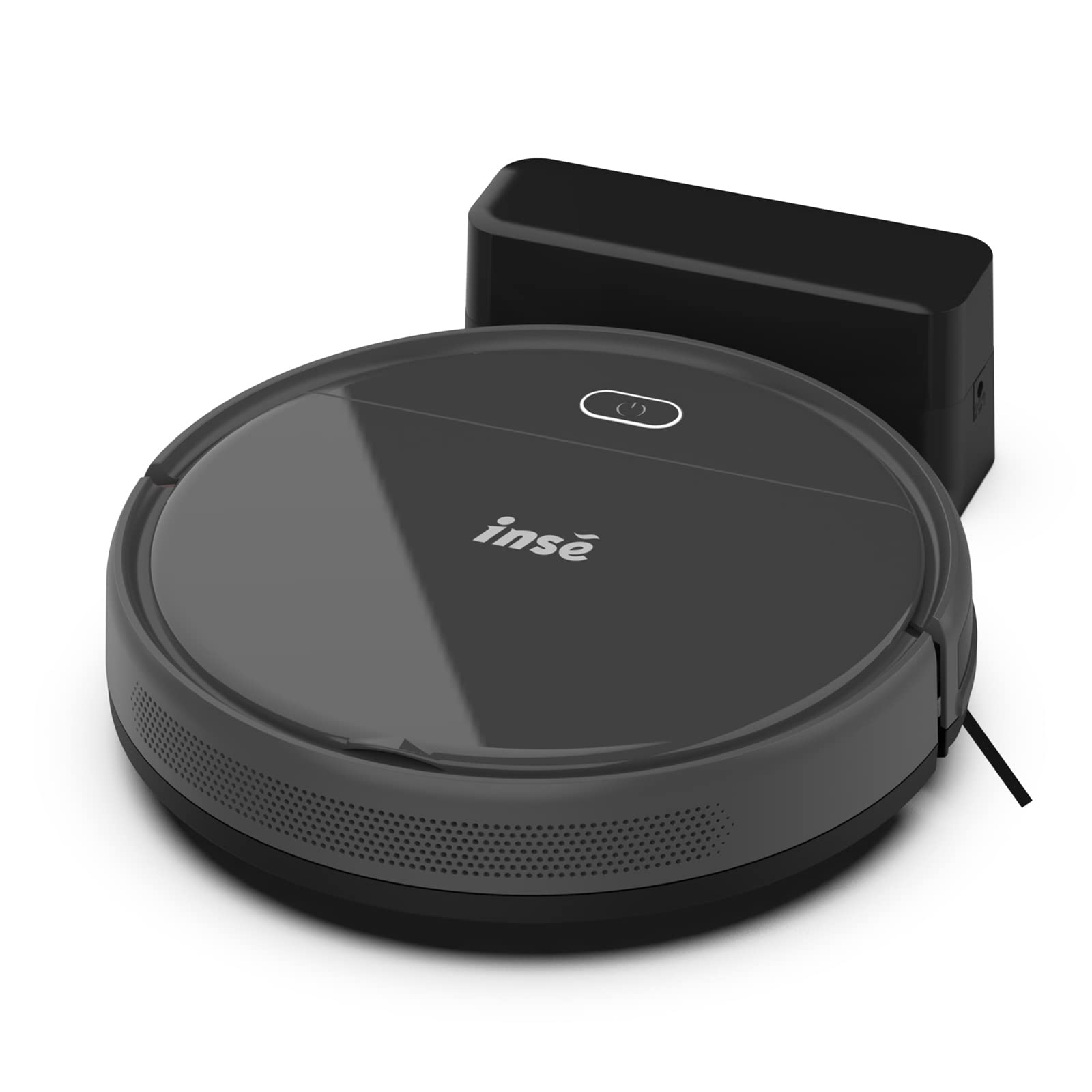 INSE 2000Pa Robot Vacuum Cleaner with Detachable Mop - Self-Charging, Tangle-Free, Obstacle Detection - Perfect for Hardwood Floors & Pet Hair Cleaning