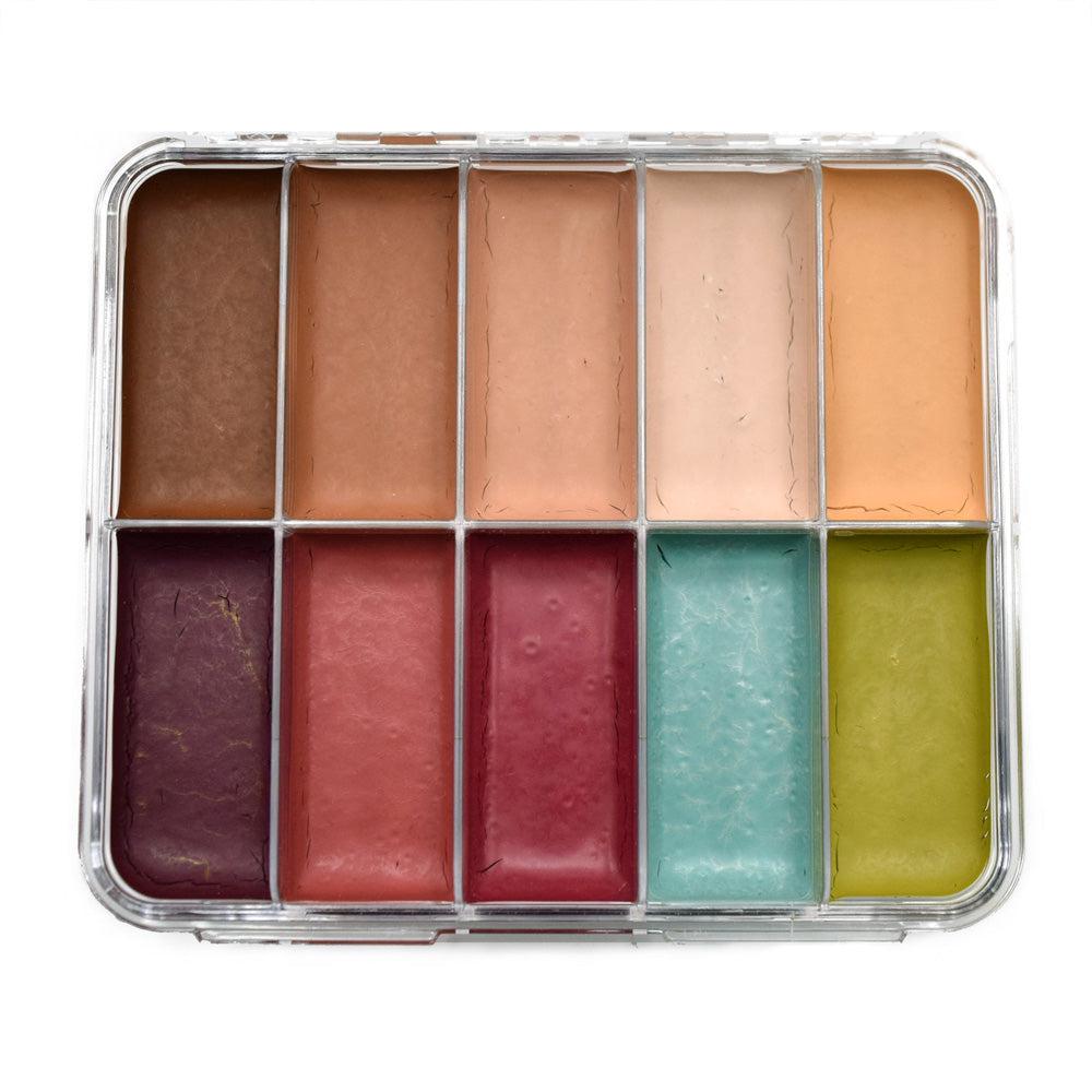 Skin Illustrator Freakmo FX Palette - Professional Special Effects Makeup Kit for Halloween, Cosplay & Theater - High-Pigment, Long-Lasting FX Makeup