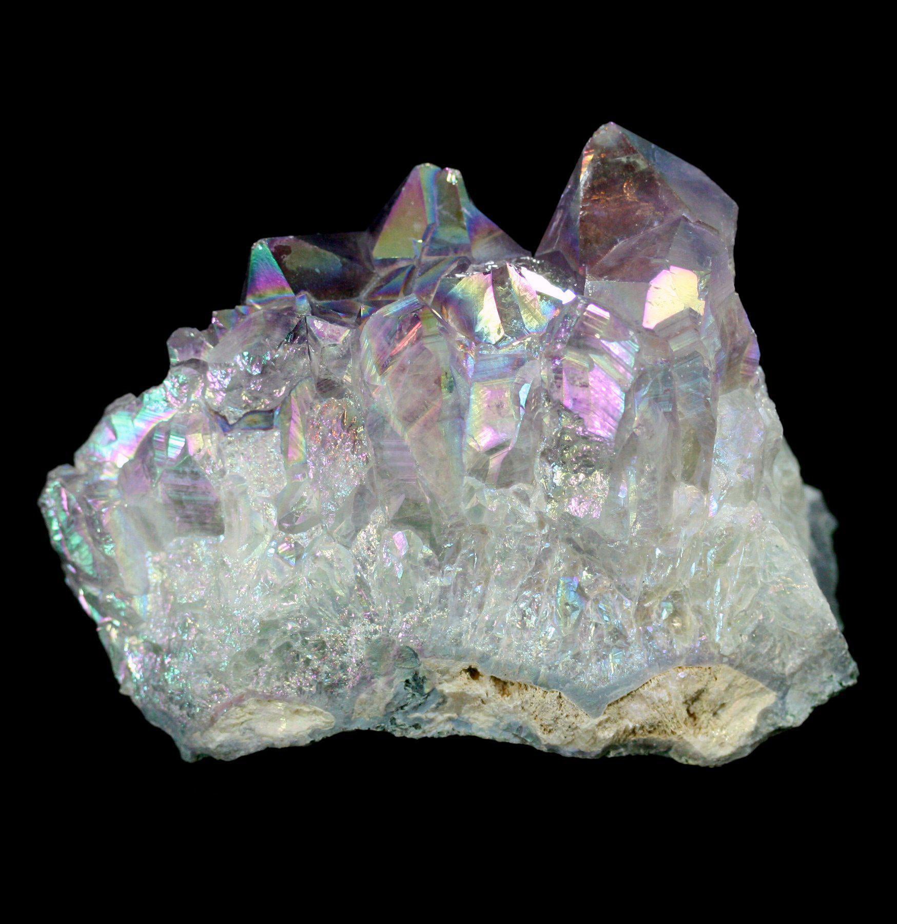 Angel Aura Amethyst Crystal Cluster - Natural Healing Stone for Meditation, Chakra Balancing & Home Decor - Perfect for Spiritual Healing, Yoga Spaces & Gift Giving