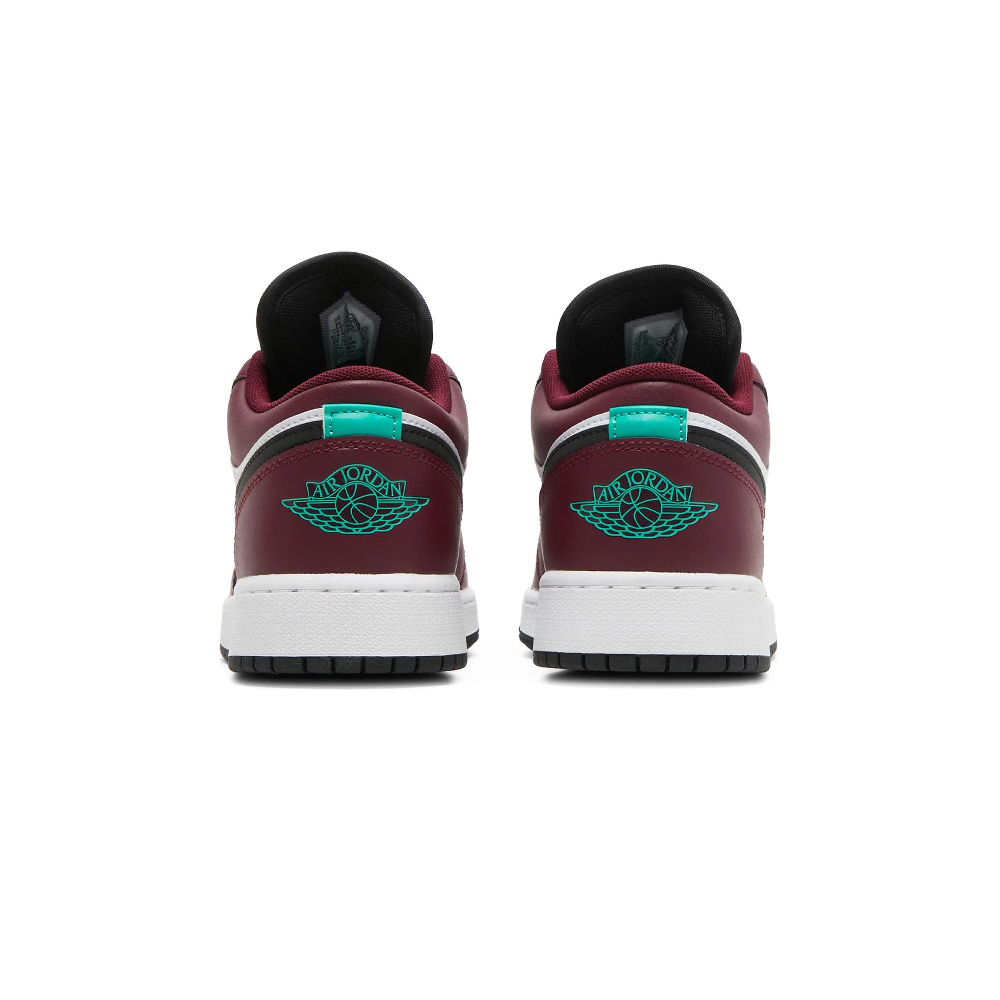 Air Jordan 1 Low SE 'Dark Beetroot Roma Green' GS Sneakers for Women & Girls - 2021 Retro Basketball Shoes - Perfect for Casual Wear, Street Style & Sports