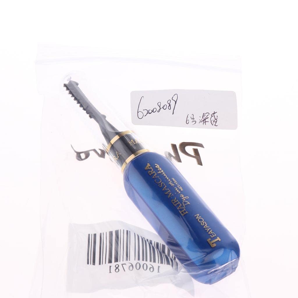 VMS INDIA Disposable Hair Color Chalk - Temporary Hair Dye & Tint for Highlights & Streaks - Dark Blue Mascara Style - Perfect for Parties, Halloween & Cosplay