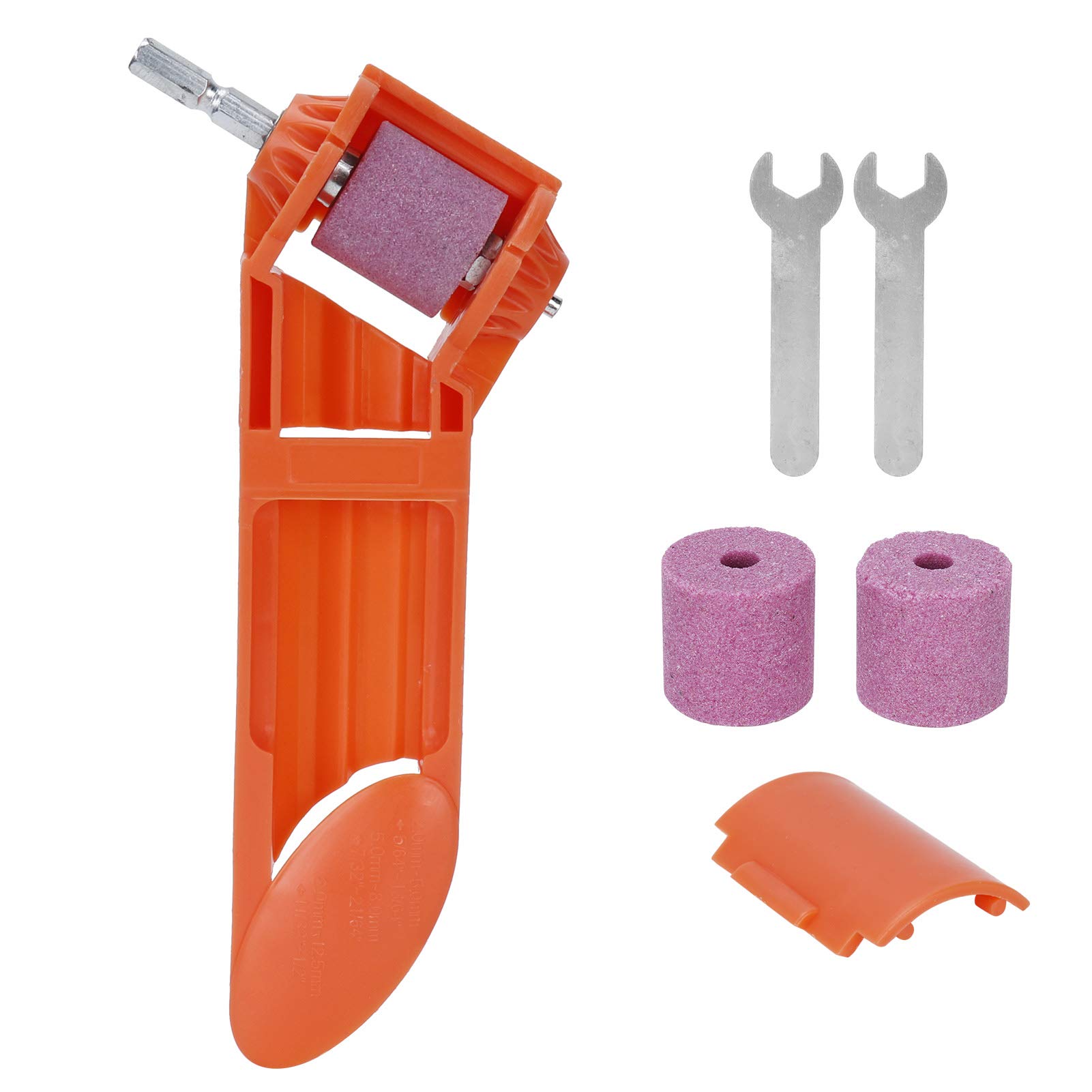 Portable Drill Bit Sharpener with 2 Grinding Wheels - for DIY & Metalworking