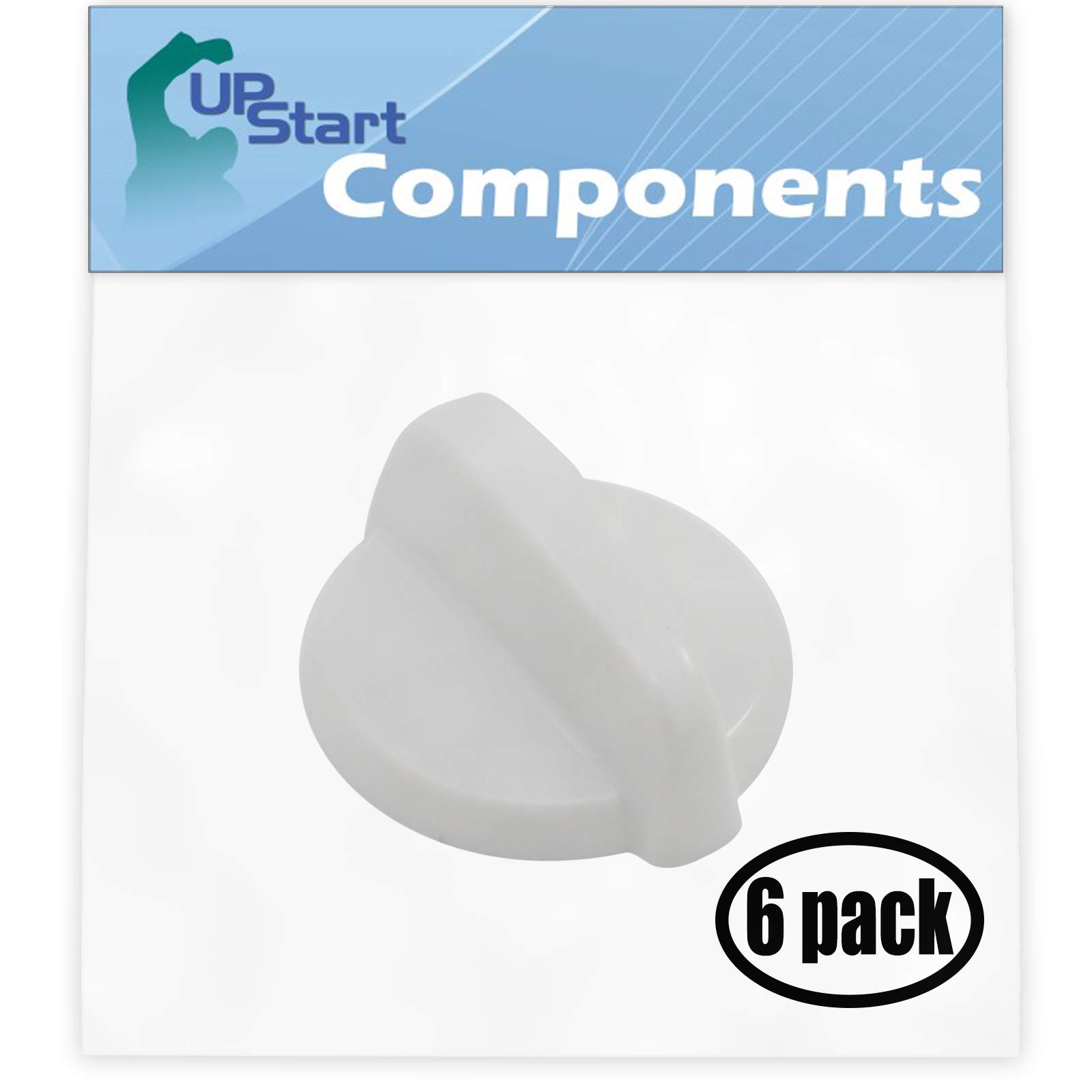 6-Pack WB03T10282 Replacement Control Knobs Compatible with GE JCBP79DM2WW Electric Wall Oven - Perfect for DIY Repairs & Appliance Maintenance