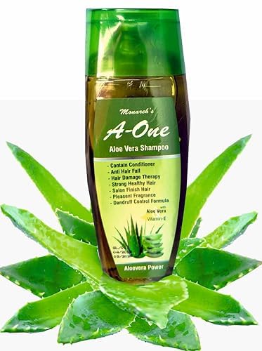 Monarchs One Shampoo & Conditioner Set of 3 (200g Each) with Aloe Vera & Tea Tree Oil - Hydrating & Soothing for Dry, Itchy Scalp - Perfect for Daily Hair Care & Scalp Treatment