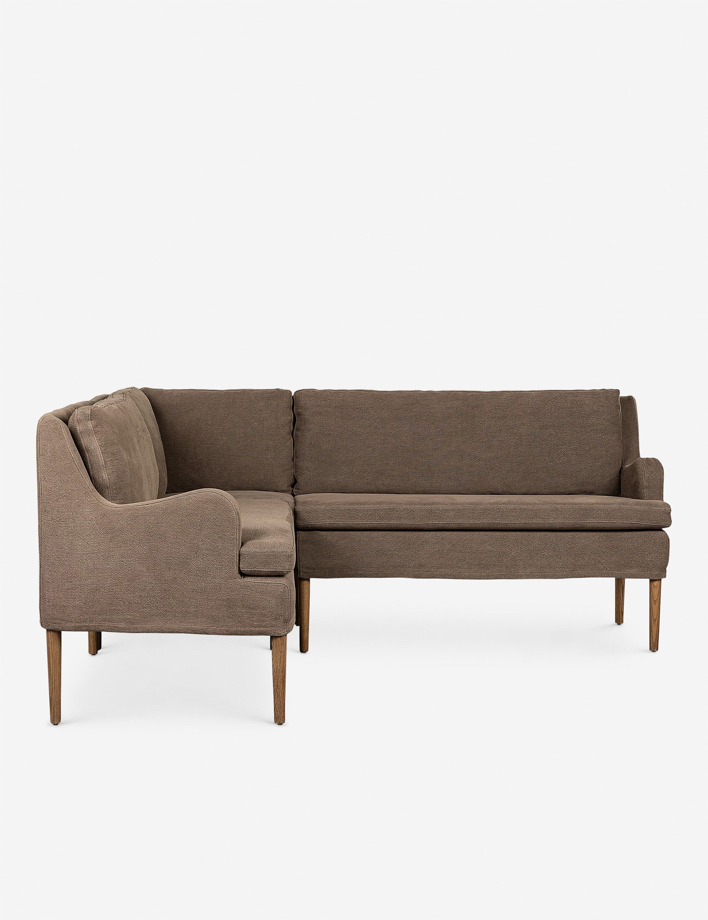 Aurelia Dining Banquette by Amber Lewis x Four Hands - Modern Upholstered Bench for Dining Room, Kitchen Nook, Entryway - Perfect for Small Spaces & Entertaining