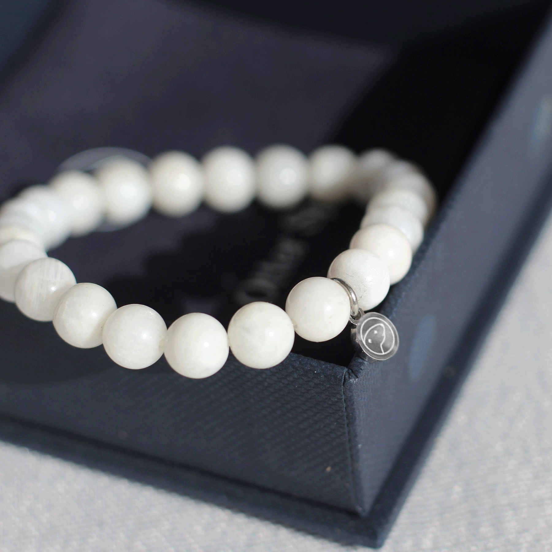 Moonstone Healing Bracelet for Women - Natural Gemstone Jewelry for Stress Relief & Positive Energy | Perfect for Yoga, Meditation & Everyday Wear