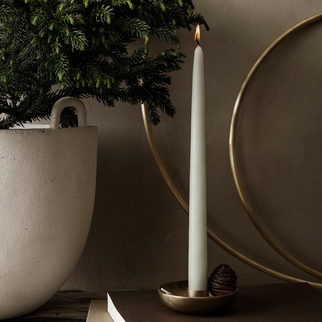 Elegant Bowl Candle Holder - Single Piece for Home Decor, Wedding Centerpiece & Romantic Dinner Ambiance