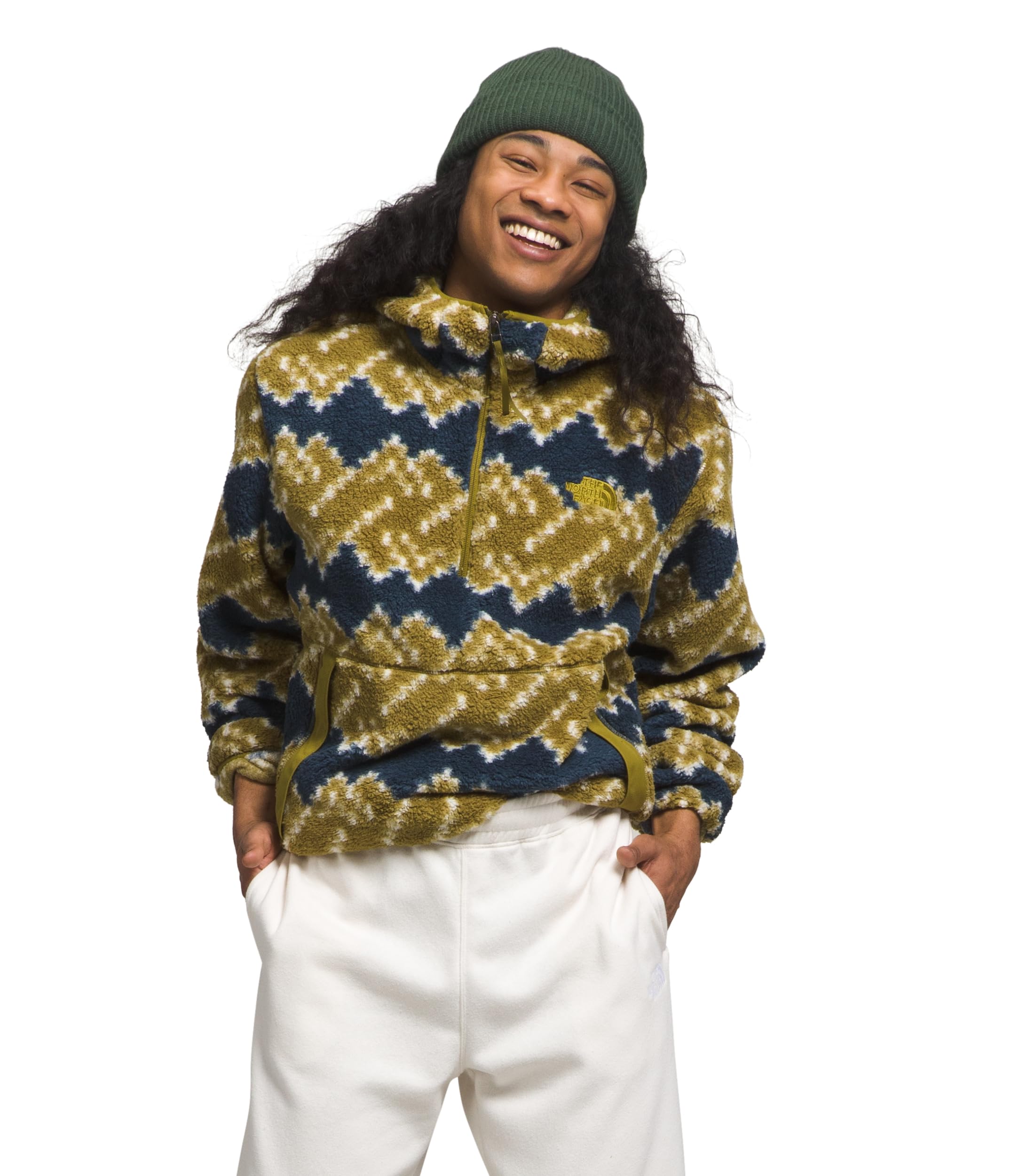 The North Face Men's Campshire Fleece Hoodie - Warm & Comfortable Pullover for Outdoor Activities, Hiking, and Casual Wear