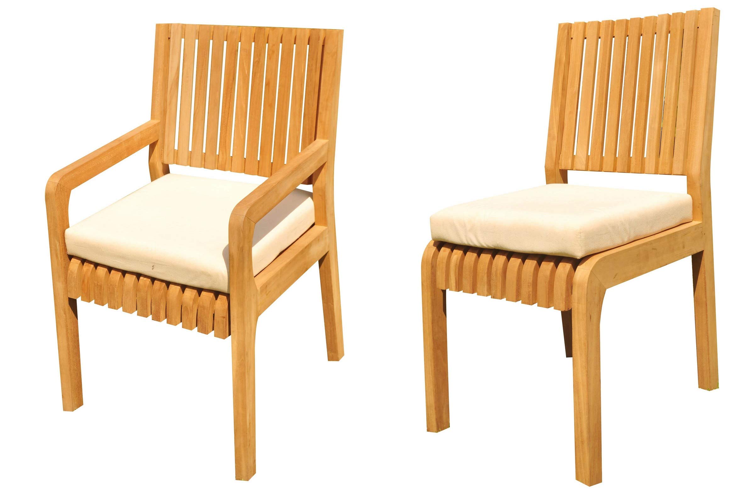 Premium 8-Piece Teak Wood Dining Set - 94