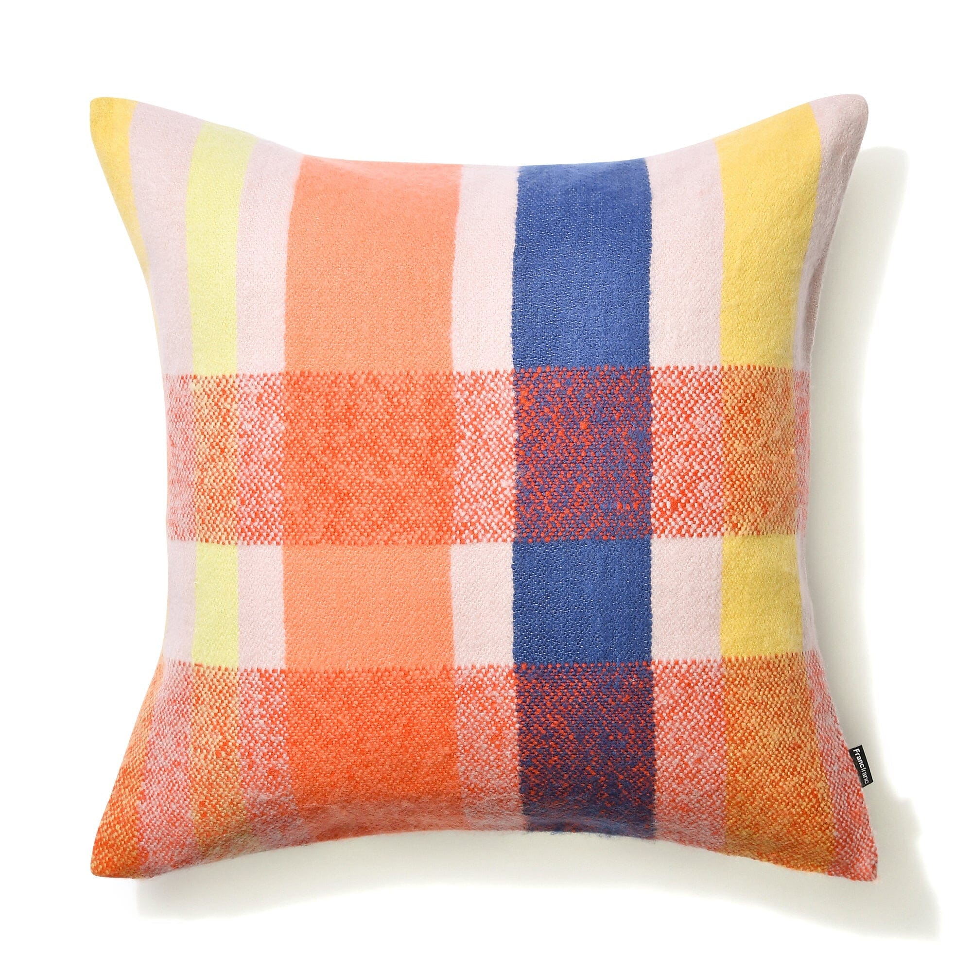450 x 450 Check Pattern Cushion Cover - Soft Decorative Pillow Case for Sofa, Bed, Chair - Home Decor & Living Room Accessories