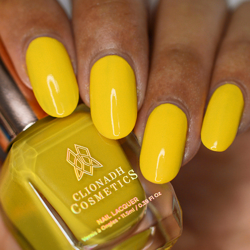 Lemonade Stand Nail Polish - Long Lasting Vegan Nail Lacquer for Summer - Perfect for Beach Vacations, Pool Parties & Summer Nail Art