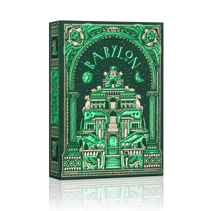 Premium Forest Green Babylon Playing Cards - Elegant Design for Poker, Magic Tricks & Card Games - Perfect for Casino Nights, Gifts & Collectors
