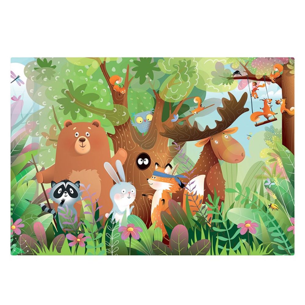 Calypto Wild Animals Jigsaw Puzzles - 2 Pack, 24 Pieces Each | Fun & Educational Puzzle for Kids, Family Game Night, Classroom Activities