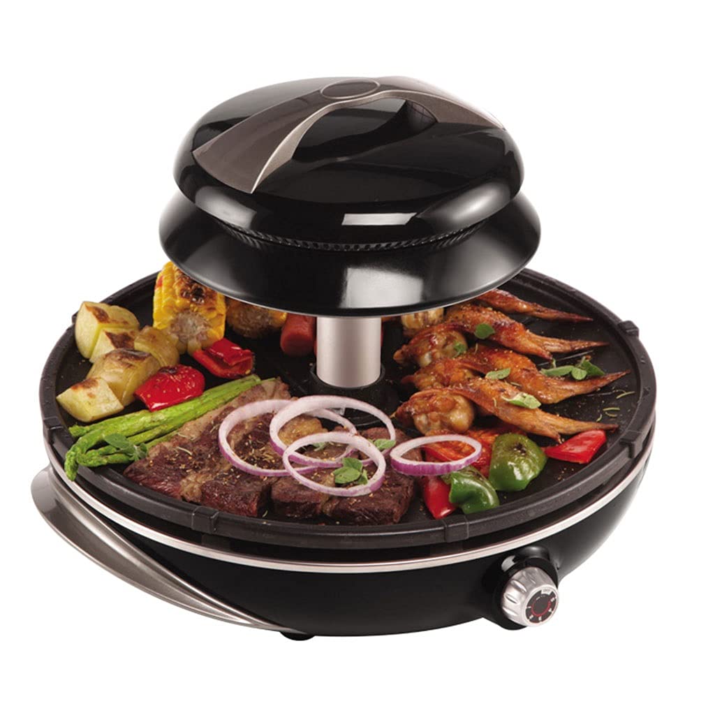 Smokeless Electric BBQ Grill - Indoor Electric Barbecue Pot with Lift Function, Large Capacity Commercial Grill Pan for Shabu Shabu, Korean BBQ & Hot Pot | Perfect for Home Cooking, Parties & Restaurant Use