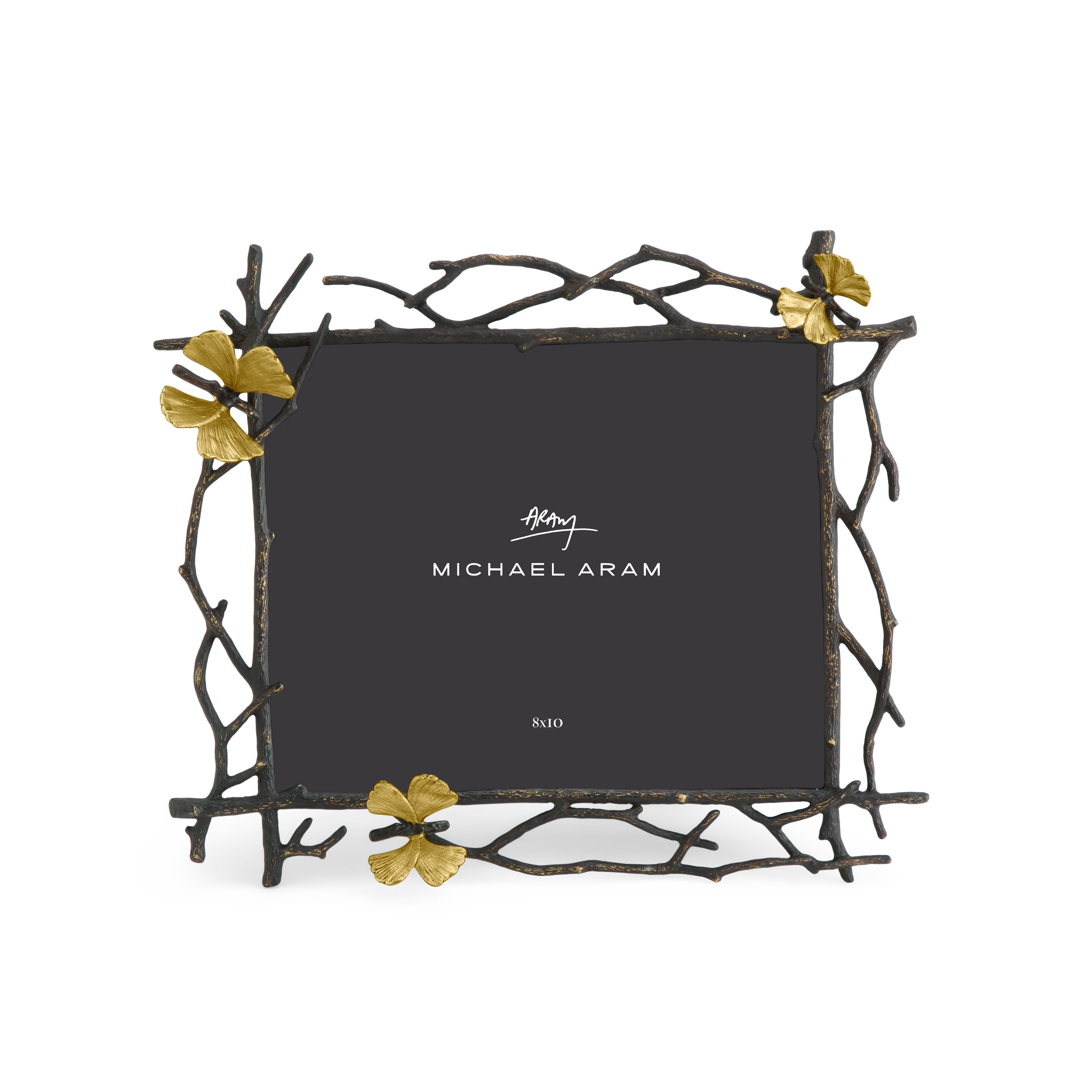 Butterfly Ginkgo Picture Frame - Elegant Home Decor for Wall Art, Photo Display, and Gift Giving - Perfect for Living Room, Bedroom, and Office Decorations