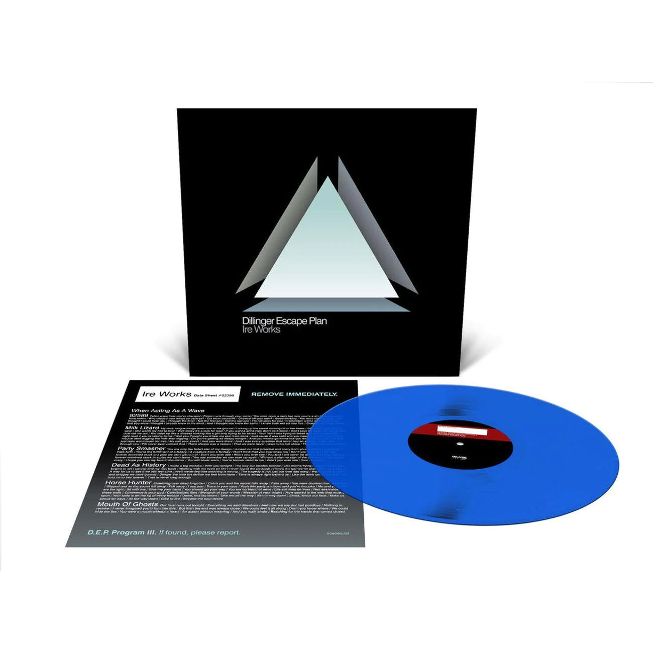 Dillinger Escape Plan - Ire Works Limited Edition Blue Vinyl LP | Collectible Punk Rock Record for Music Enthusiasts & Vinyl Collectors | Perfect for Home Listening, Gifts & Music Collections