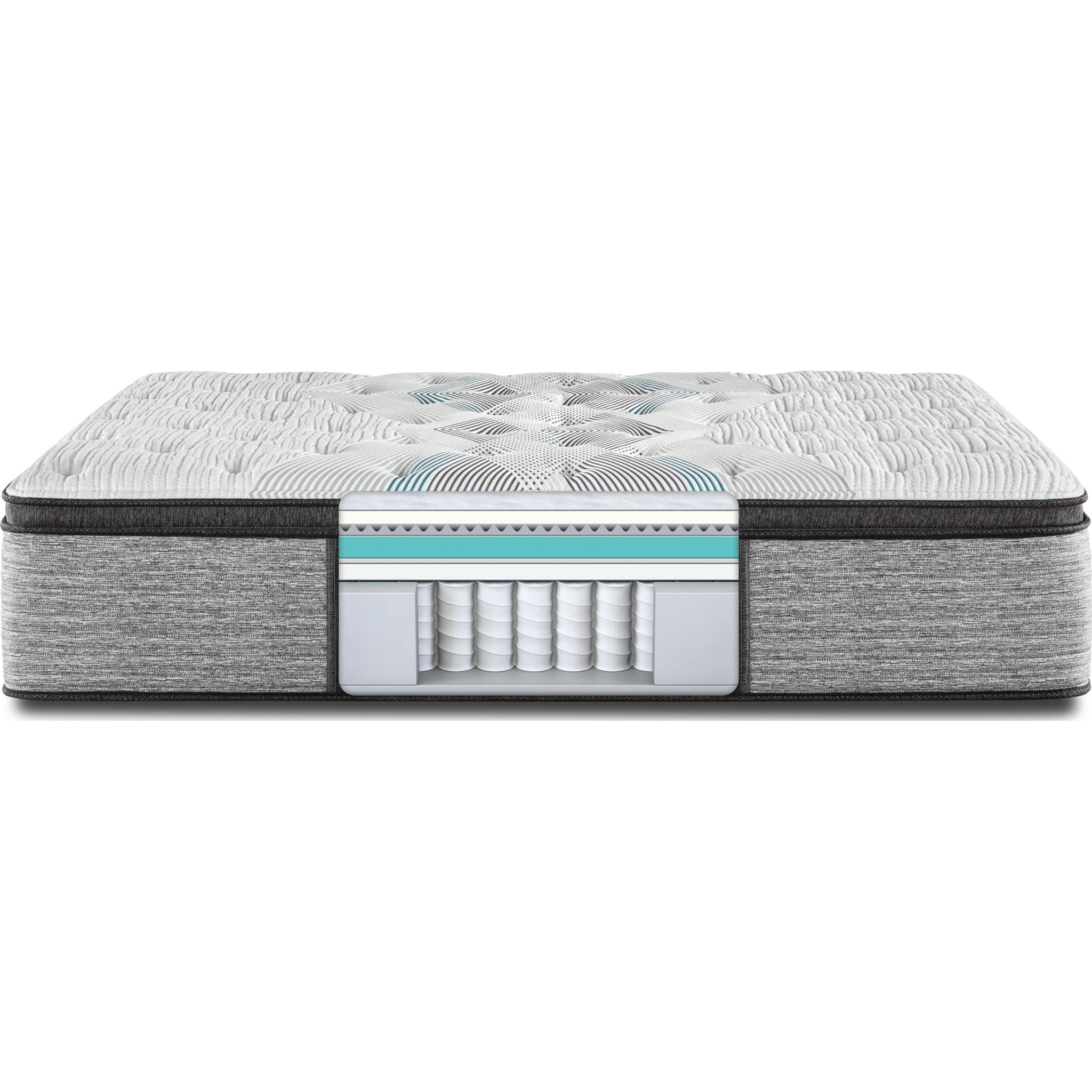 Beautyrest Harmony Lux Timeless Pillow Top Innerspring 15.25 Inch Mattress - Queen Size Plush Support for Side Sleepers & Back Pain Relief - Perfect for Master Bedroom & Guest Room Comfort