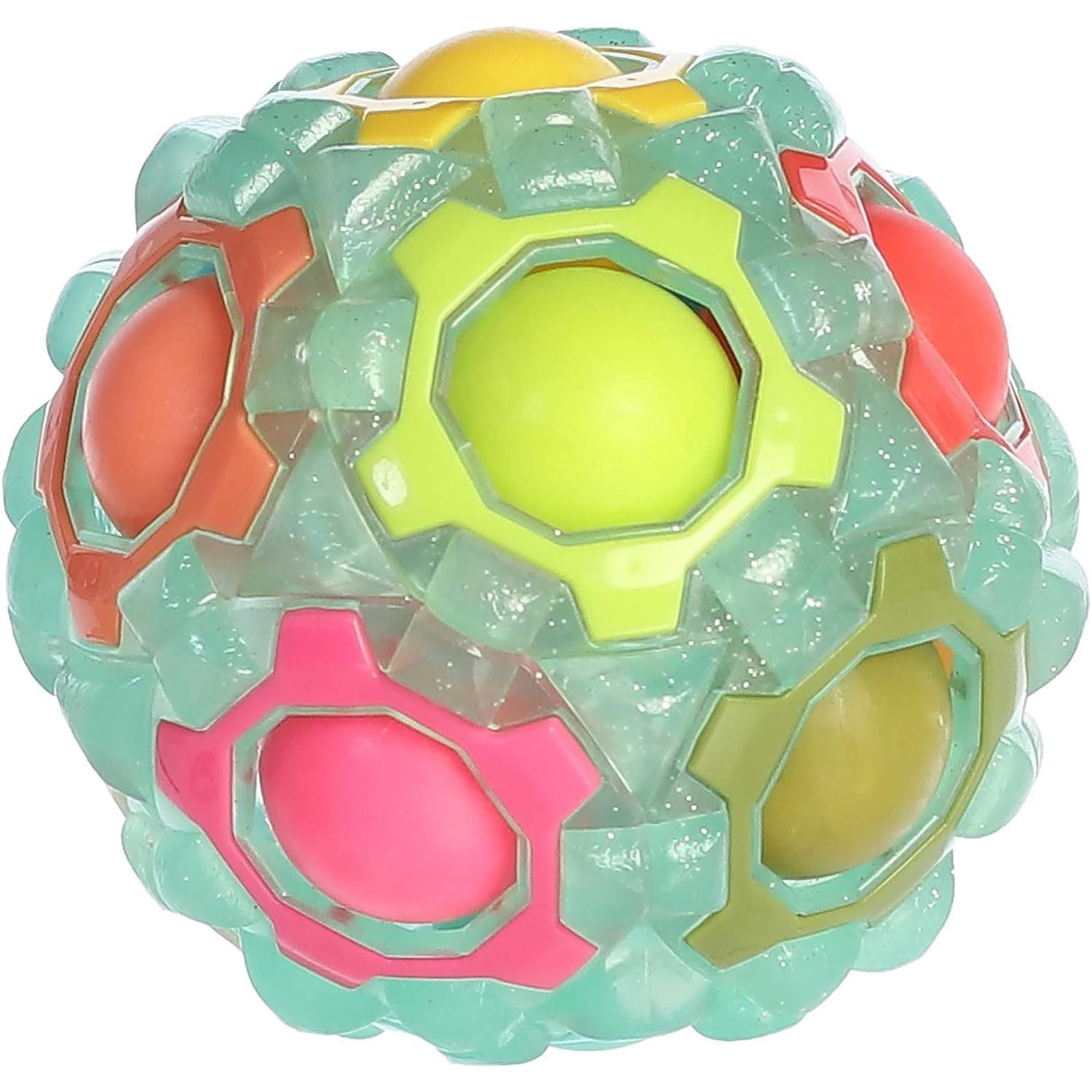 Aurora Rainbow Puzzle Ball - 3D Brain Teaser & Stress Relief Toy for Adults & Kids - Perfect for Office, Home, and Travel Entertainment