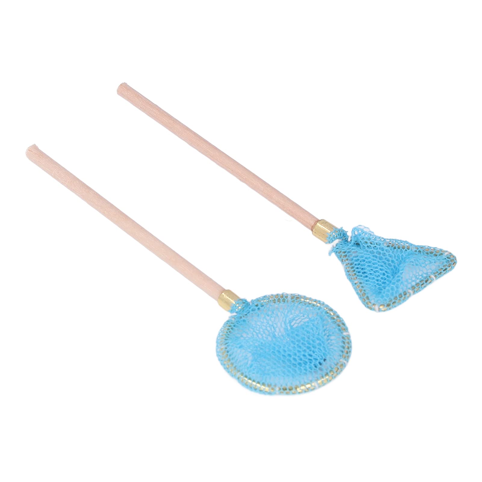 Shanrya Miniature Dollhouse Fishing Net - Tiny Decorative Fishing Net for Dollhouse Accessories, DIY Miniature Scenes & Holiday Decorations | Perfect for Dollhouse Displays, Craft Projects & Themed Holiday Decor