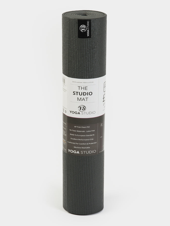 Premium Non-Slip 6mm Thick Yoga Mat for Hot Yoga & Home Workouts - Eco-Friendly TPE Exercise Mat with Carrying Strap - Ideal for Pilates, Gym & Studio Practice