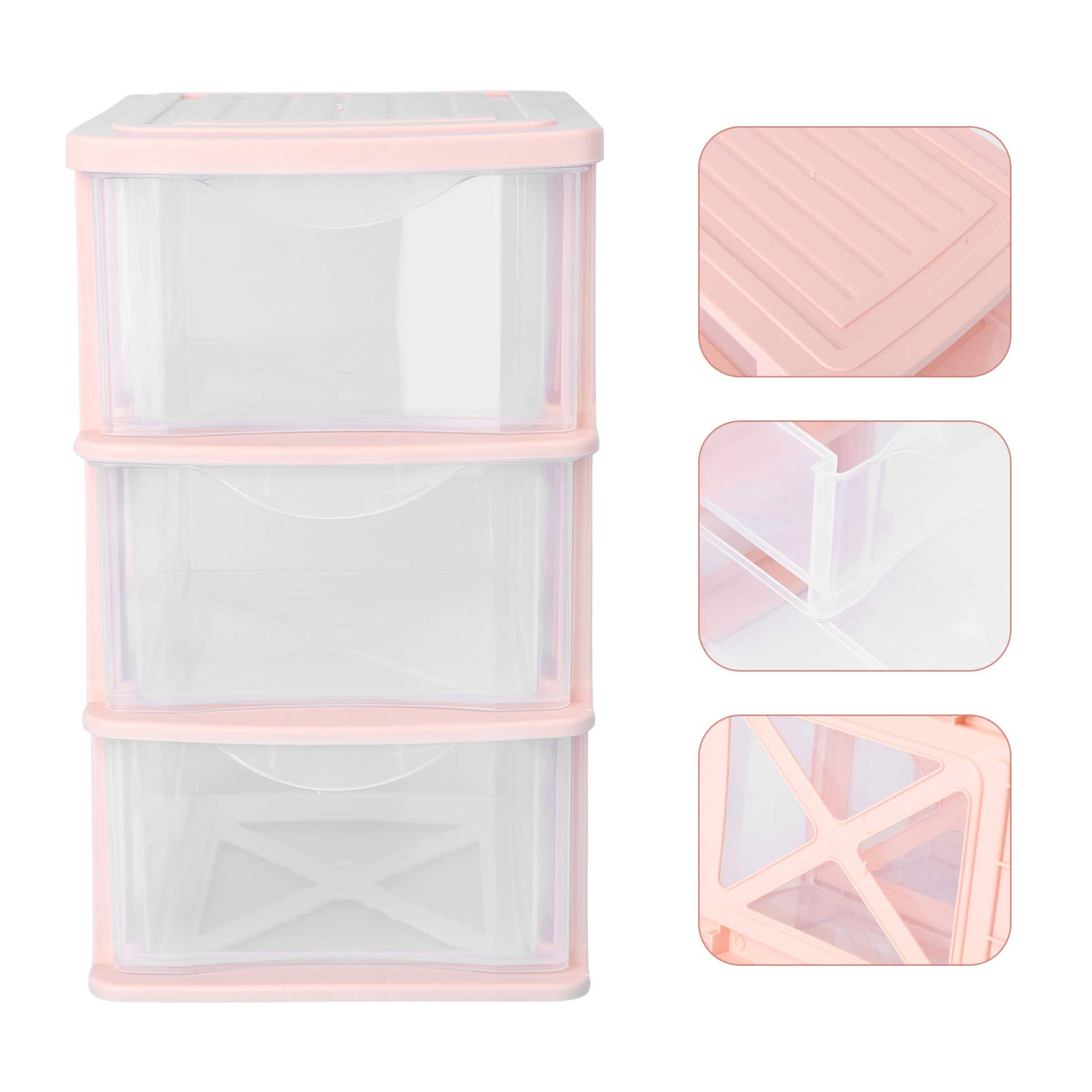 1PC Clear Acrylic Storage Box - Organizer for Cosmetics, Stationery & Sundries | Desktop Drawer Cabinet for Home, Office & Bathroom Organization