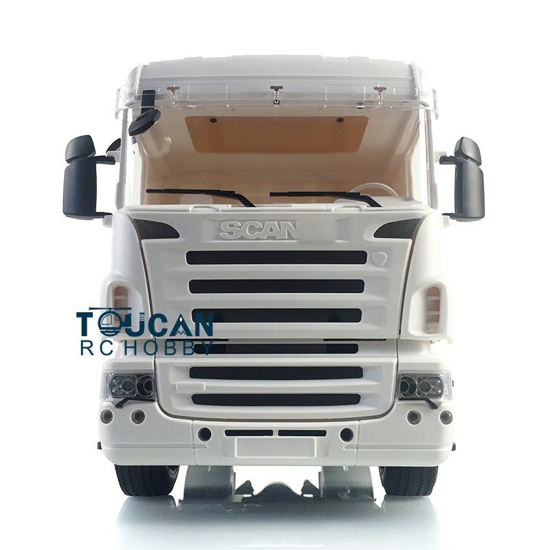 1/14 Scale RC Tractor Truck - 2 Axle Radio Controlled DIY Model Kit with Plastic Cabin & Motor for Hobbyists | Perfect for Off-Road Play, Farm Simulation & RC Enthusiasts
