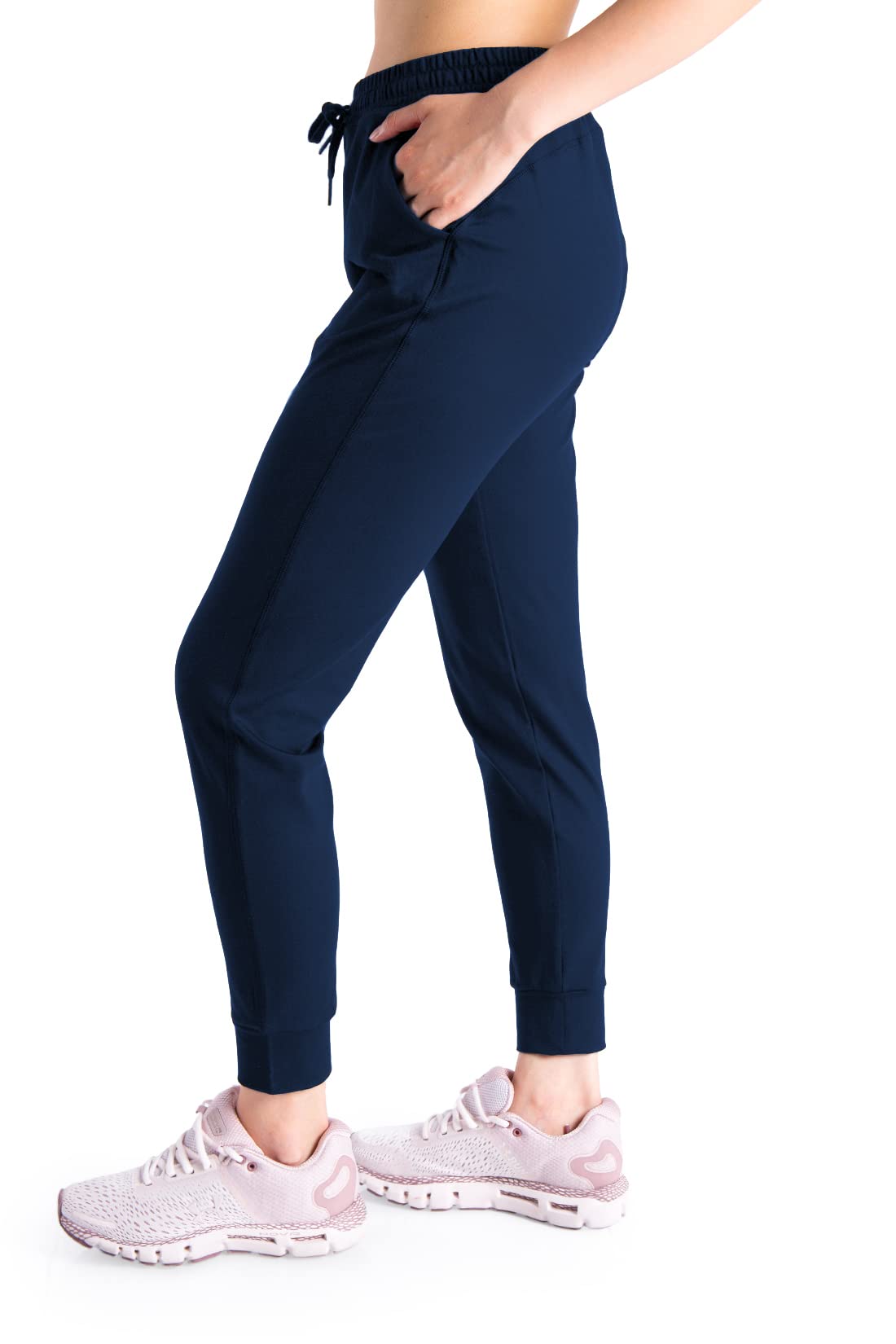 Yogipace Women's Lightweight Anti-Shrink Jogger Pants - Petite/Regular/Tall Sizes - Yoga, Lounge & Active Wear - Perfect for Workouts, Running and Relaxing at Home