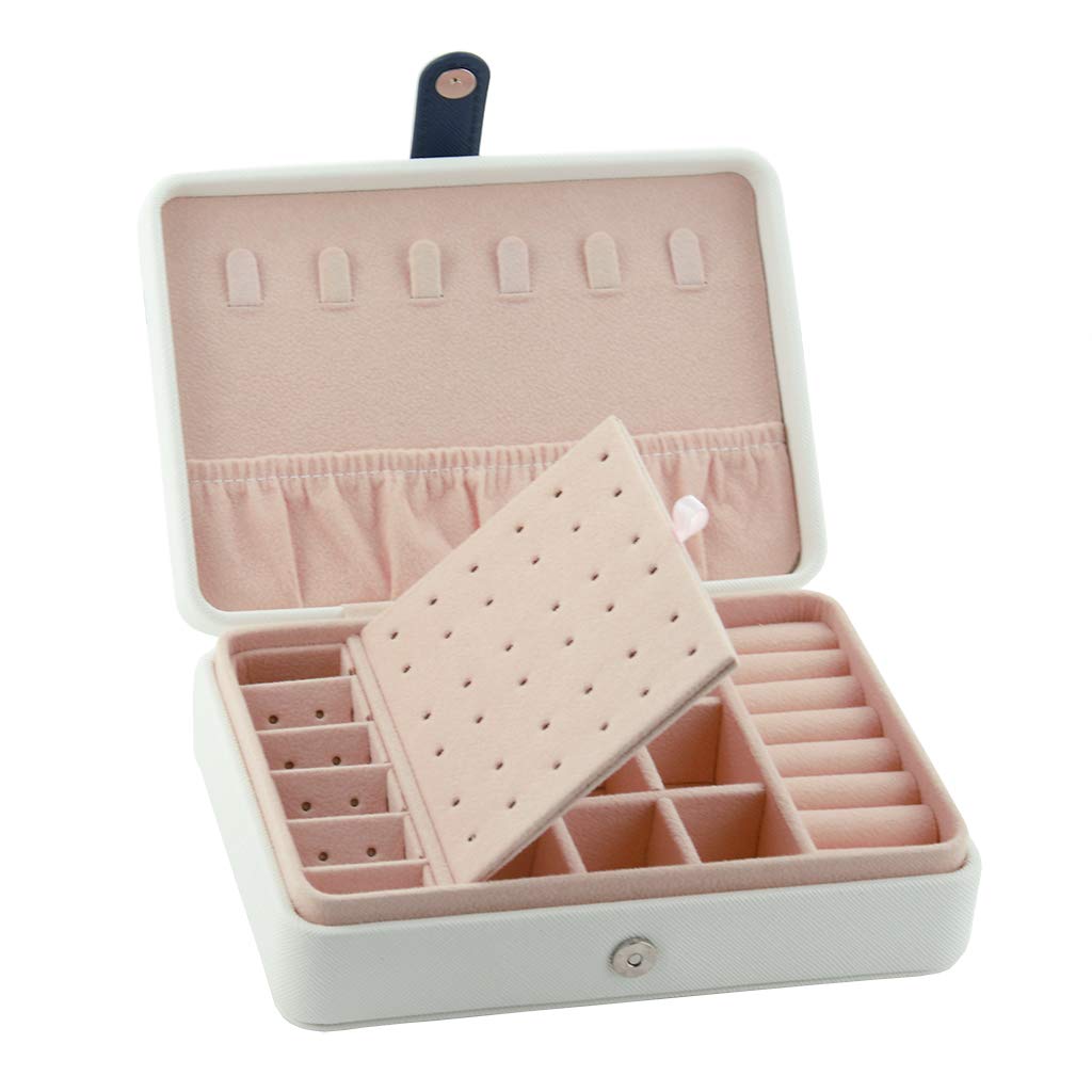 Elegant Jewelry Box for Women - Necklace, Earrings & Rings Organizer | Perfect for Travel, Home & Gift Giving