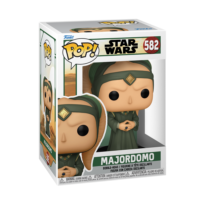 Majordomo Funko Pop Star Wars Action Figure - Collectible Toy for Fans & Gift Idea | Perfect for Display, Decor, and Star Wars Merchandise Collection