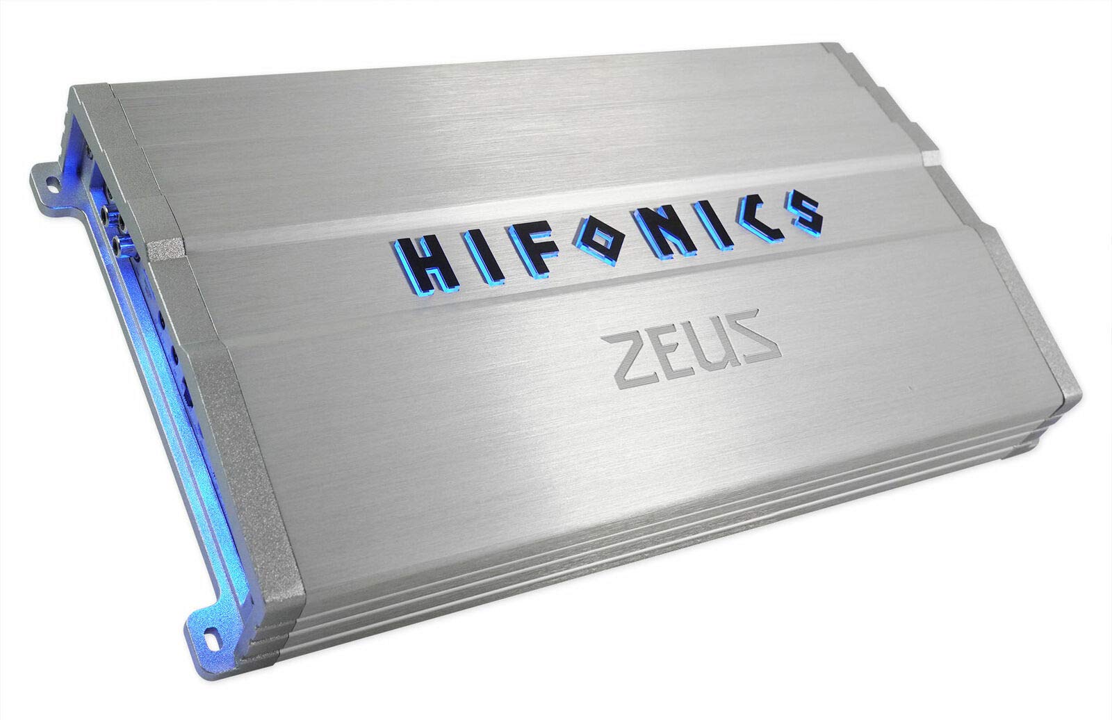 Hifonics ZG-1200.4 Zeus Gamma 1200W 4-Channel Car Amplifier - Class A/B Stereo Amp with 4-Gauge Wiring Kit & Magnetic Phone Holder - Perfect for Car Audio Upgrades, Bass Boost, and Hands-Free Navigation