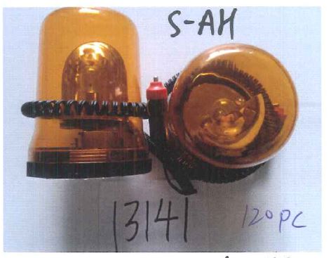Aiko 12V Revolving LED Lamp - RL 13141 Model | Perfect for Emergency Vehicles, Construction Sites & Safety Warning Lights