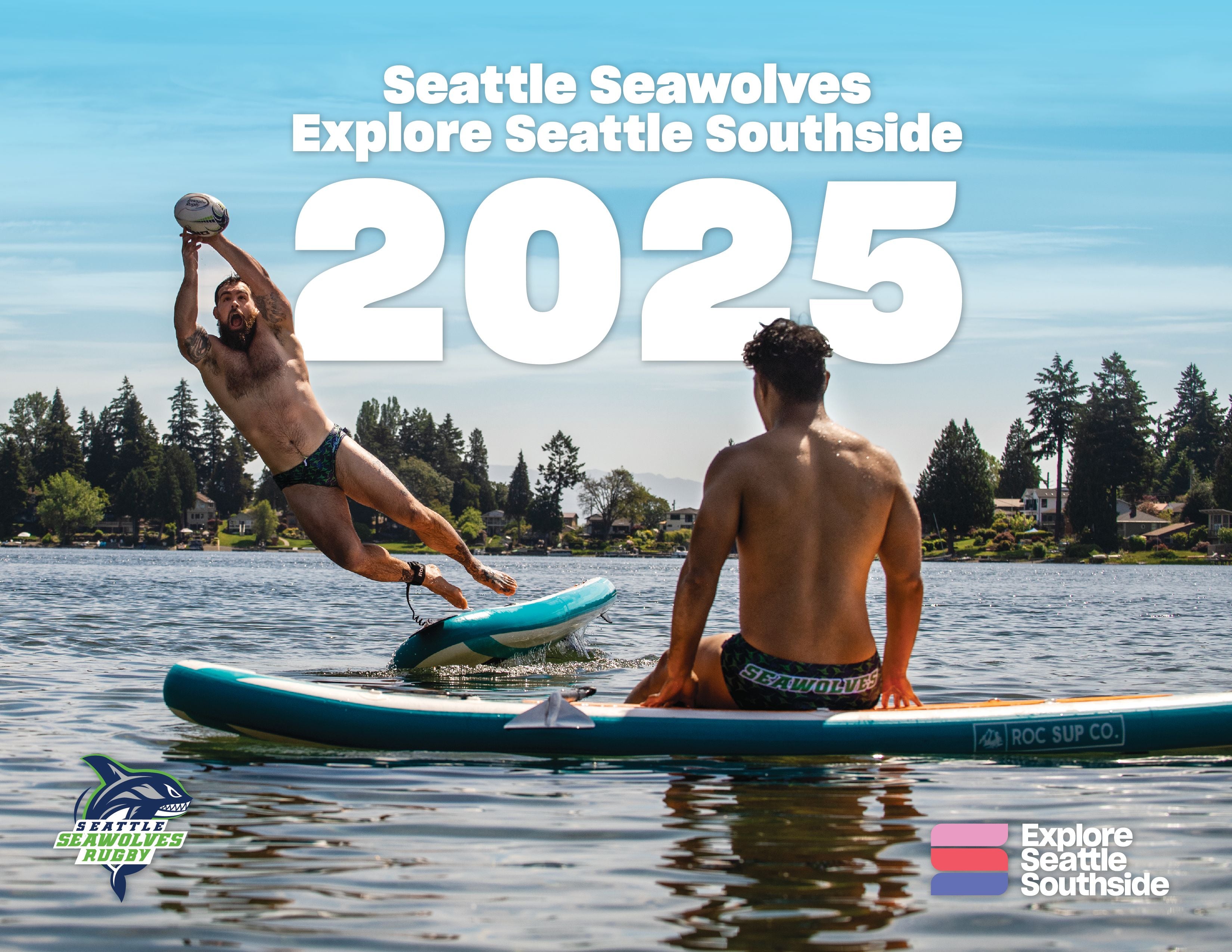 2025 Seattle Seawolves Rugby Wall Calendar | Official Team Schedule & Player Photos | Perfect for Rugby Fans, Office Decor & Home Planning